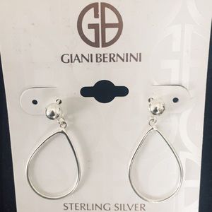 Sterling silver hoop earrings